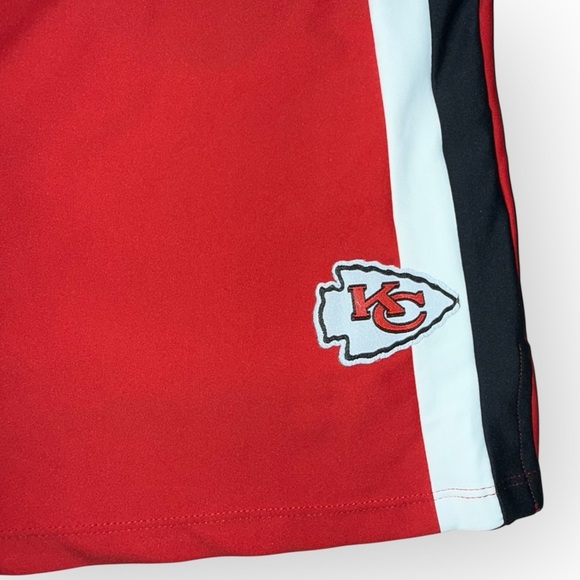 WEAR by Erin Andrews Red Kansas City Chiefs Stripe Skort XXL - Picture 3 of 12